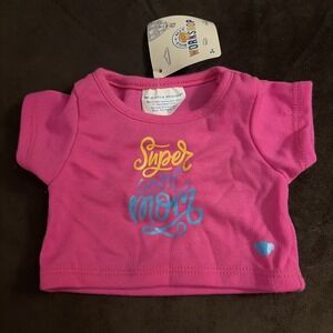 Build A Bear Tshirt Top Outfit Clothes Pink Super Cool Mom